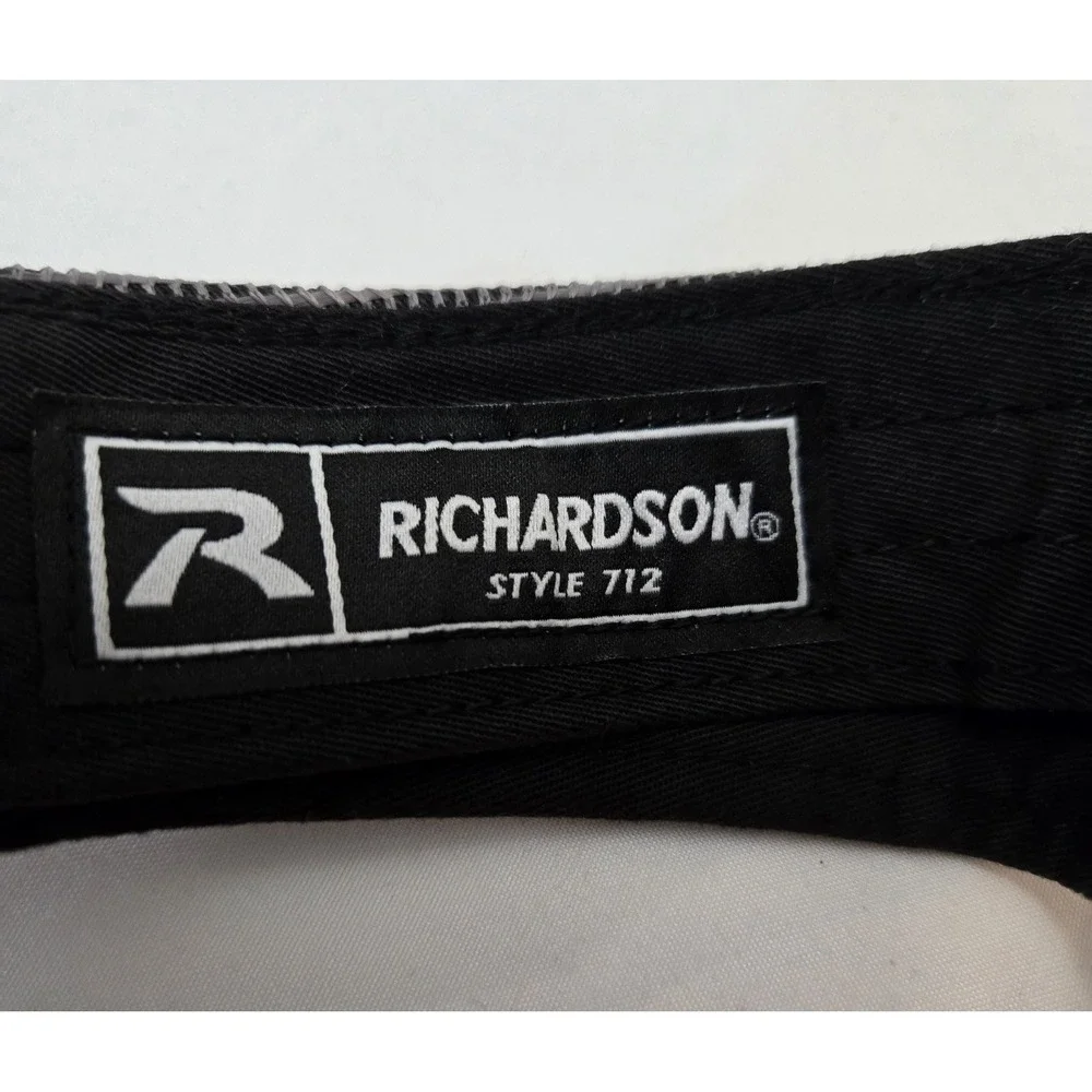 GMC Richardson 712 Trucker Visor Adjustable Black/Charcoal & Gray‎